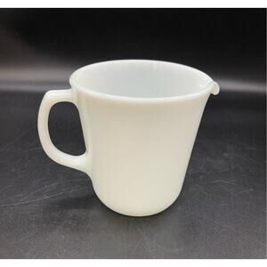 Vintage Pyrex Milk Glass Creamer 3.5" Cream